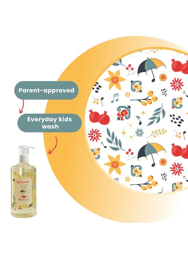 روتس اند جلو جل استحمام جُلنار للأطفال من روتس اند جلو – تنظيف يومي لطيف ومغذٍ - Image 4