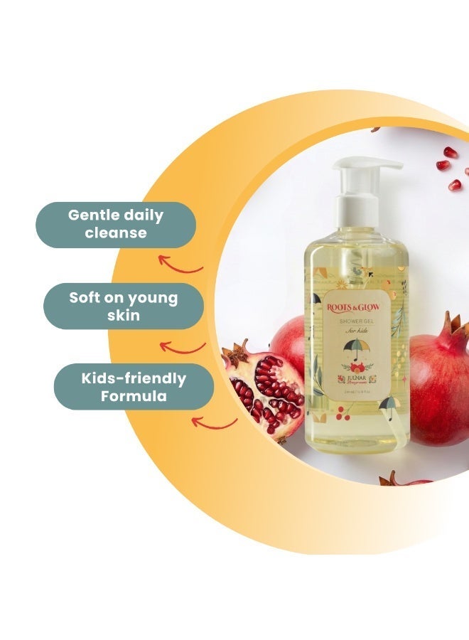 روتس اند جلو جل استحمام جُلنار للأطفال من روتس اند جلو – تنظيف يومي لطيف ومغذٍ - Image 2