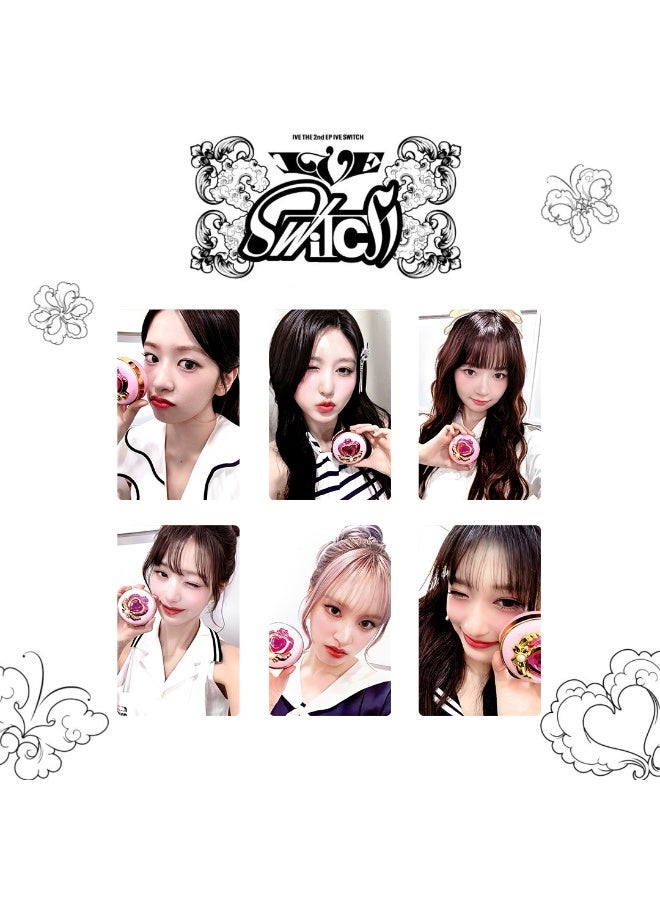 NIBEMINENT 6 Pcs Kpop IVE SWITCH Lomo Cards Card For Fans Collection Gifts - Image 1