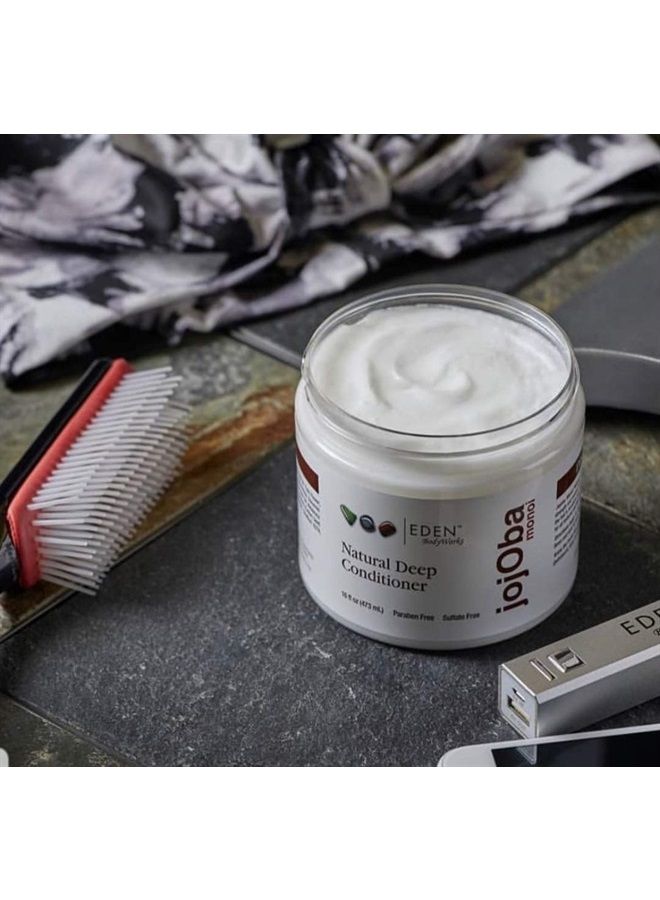 eden bodyworks JoJoba Monoi Deep Conditioner | 16 oz | Moisturize, Soften & Repair Hair - Packaging May Vary - Image 3