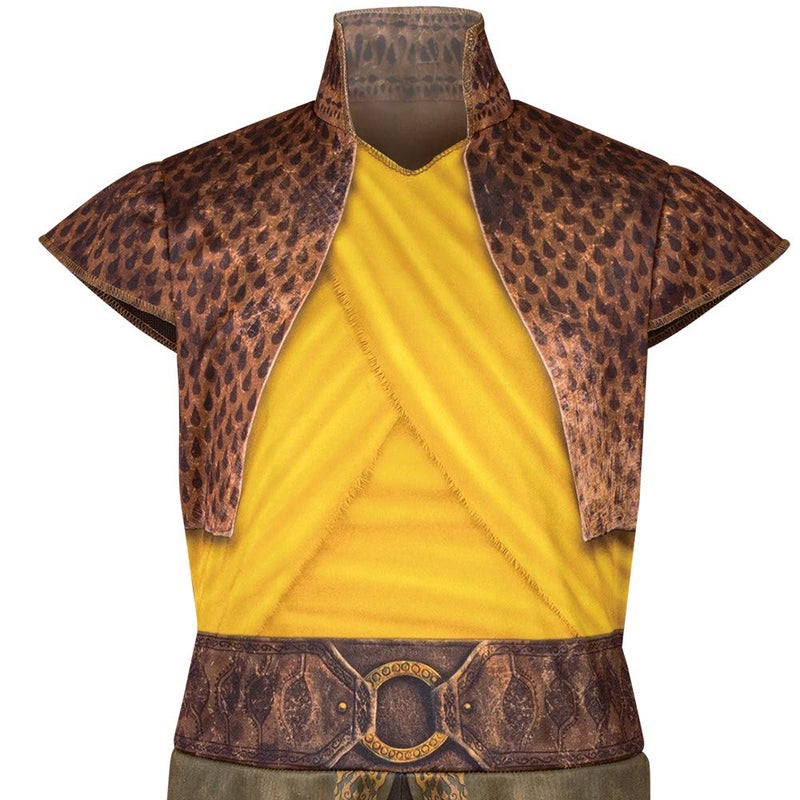 Disguise Raya Costume for Girls, Official Raya and the Last Dragon Costume for Kids, Disney Warrior Princess Costume, Classic Size Medium (7-8) - Image 4