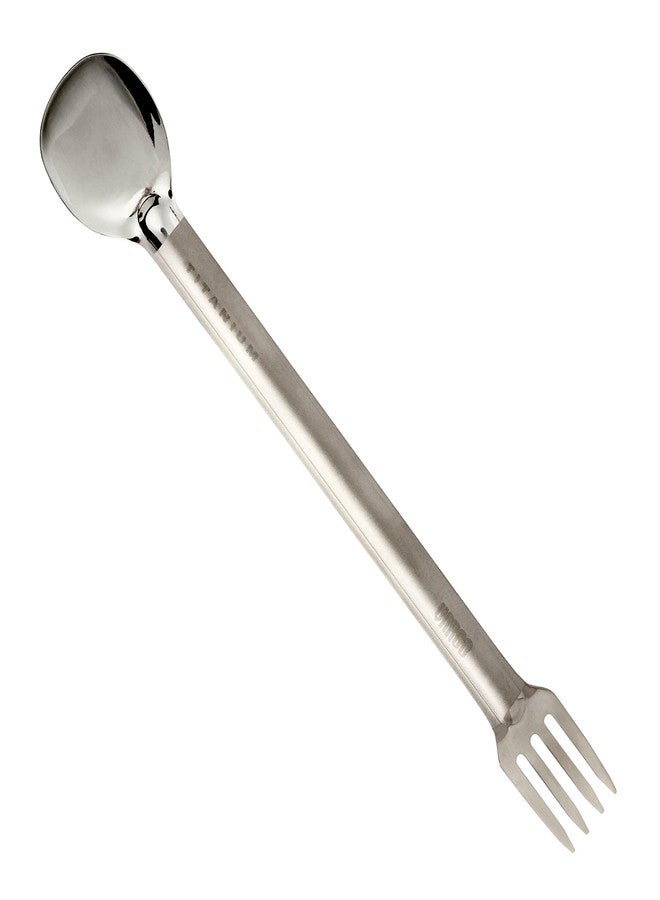 Vargo Titanium Long Handle Fork-N-Spoon - Image 1
