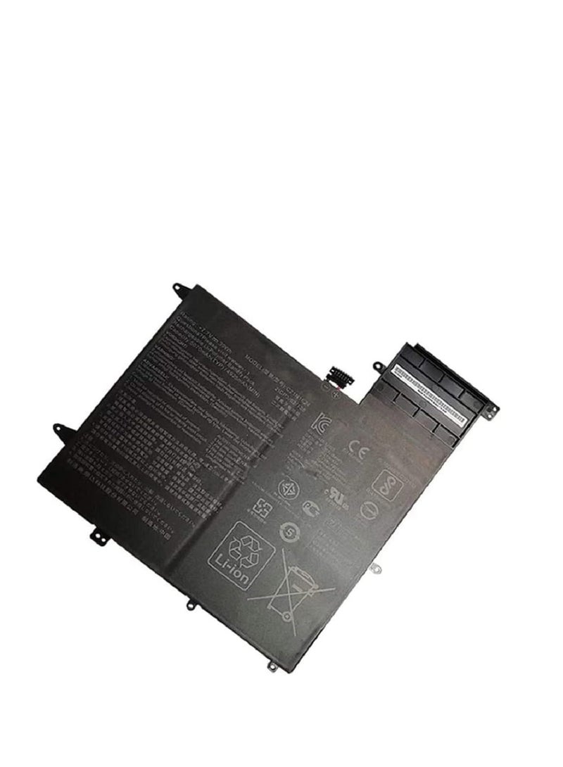 بطارية لابتوب C21N1624 7.7 فولت 5070 مللي أمبير متوافقة مع سلسلة Asus ZenBook Flip S UX370UA-C4061T