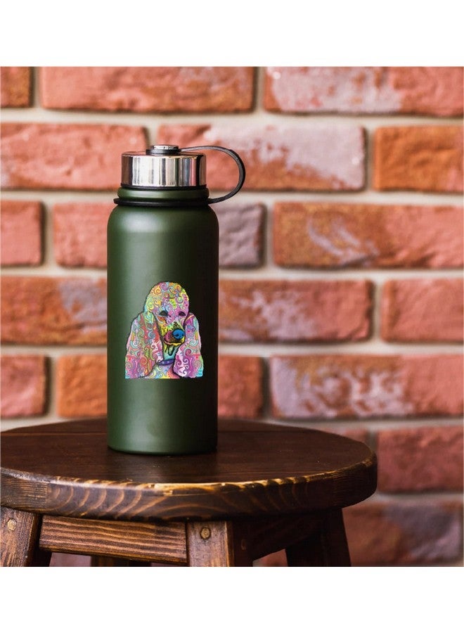 Enjoy it Poodle Sticker Featuring The Artwork Of Dean Russo Outdoor Rated Vinyl Sticker Decals For Windows Bumpers Laptops Or Crafts 2 Pieces - Image 4