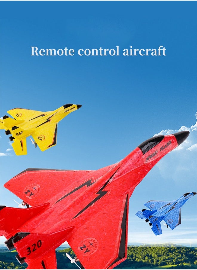 YelaJoy - Remote Controlled Aircraft, Easy to Fly Remote Controlled Glider, Fighter Toy, Gift for Beginners, Adults, And Children (Red) - Image 1
