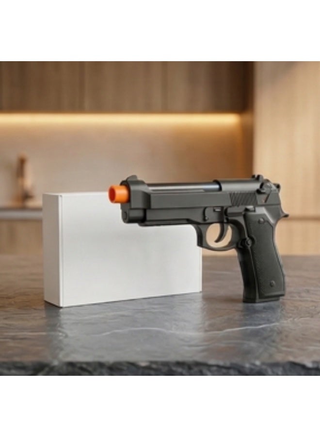 TOY GARDEN Soft Gun Toy, Kids Lightweight Pistol Flashing Sound And Light Space War, Kids Light-Up Toy Blaster Set with Colorful Play - Safe Pretend Play Action Toy with Glowing Effects - Fun Indoor and Outdoor Activity Set for Boys and Girls - Image 3