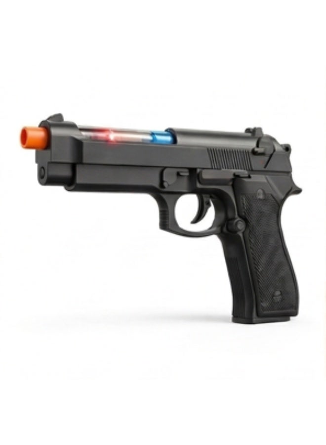 TOY GARDEN Soft Gun Toy, Kids Lightweight Pistol Flashing Sound And Light Space War, Kids Light-Up Toy Blaster Set with Colorful Play - Safe Pretend Play Action Toy with Glowing Effects - Fun Indoor and Outdoor Activity Set for Boys and Girls - Image 1