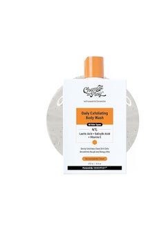 Chemist at Play Chemist At Play Exfoliating Body Wash 473ml | 4% (Salicylic Acid, Vitamin E and Lactic Acid) | Paraben & SLS Free | Gentle Exfoliating Shower Gel | Removes Tan| Prevents Dry, Rough, Bumpy Skin | Men & Women  - Image 1