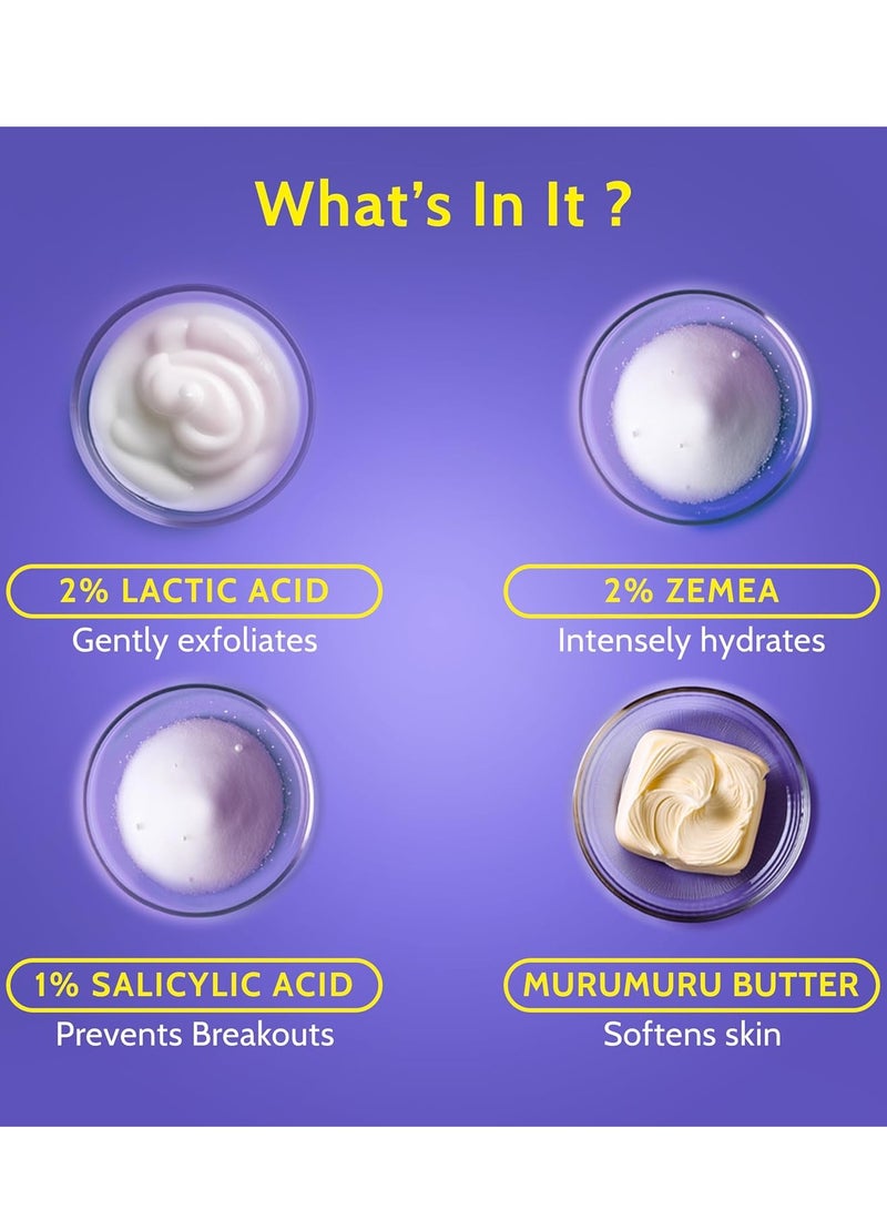 كيميست_أت_بلاي كيميست أت بلاي غسول مقشر للجسم 473 مل | 4% (حمض الساليسيليك وفيتامين E وحمض اللاكتيك) | خالٍ من البارابين وSLS | جل استحمام مقشر لطيف | يزيل السمرة | يمنع جفاف البشرة وخشونتها وتكتلاتها | للرجال والنساء - Image 4