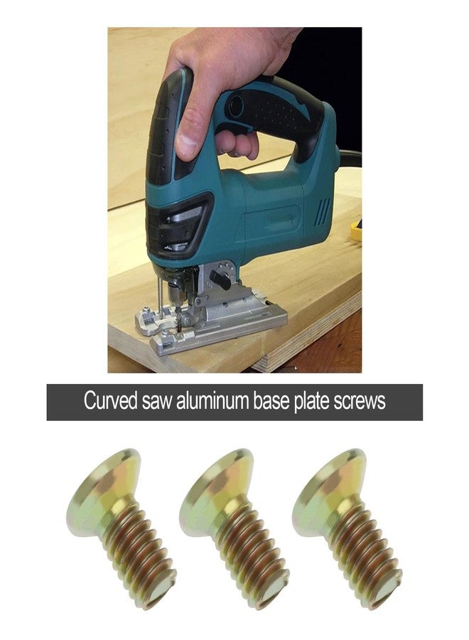 ECSiNG 10Pcs Jigsaw Base Plate Screws Replacement Compatible with Makita 4350FCT 4351FCT BJV140 BJV180 DJV180 Jig Saw Sole Plates Screws - Image 2