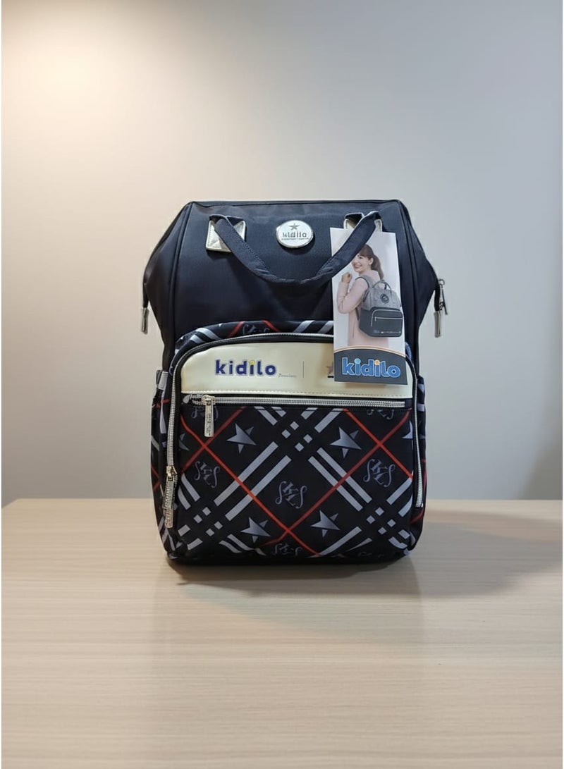 Kidilo Premium Mother and Baby Bag with Padded Back and Changing Mat - Image 3