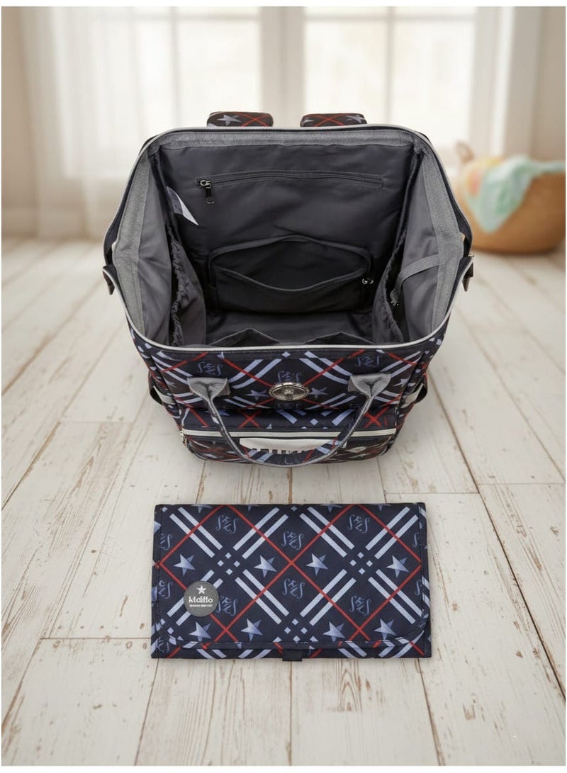 Kidilo Premium Mother and Baby Bag with Padded Back and Changing Mat - Image 2