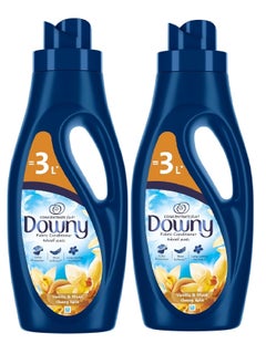 Downy Fabric Conditioner Concentrate Vanilla and Musk with Color Protection Longe Lasting Freshness 1L Pack of 2  - Image 1