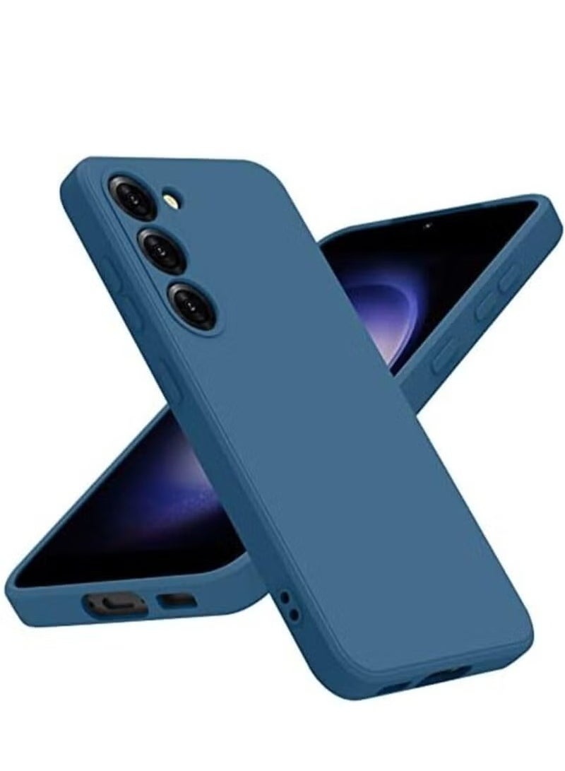 ELTRAZONE Samsung Galaxy S24 Plus Soft Silicone Gelly Rubber Case – Shockproof Matte Finish with Camera Protection in Blue - Image 2