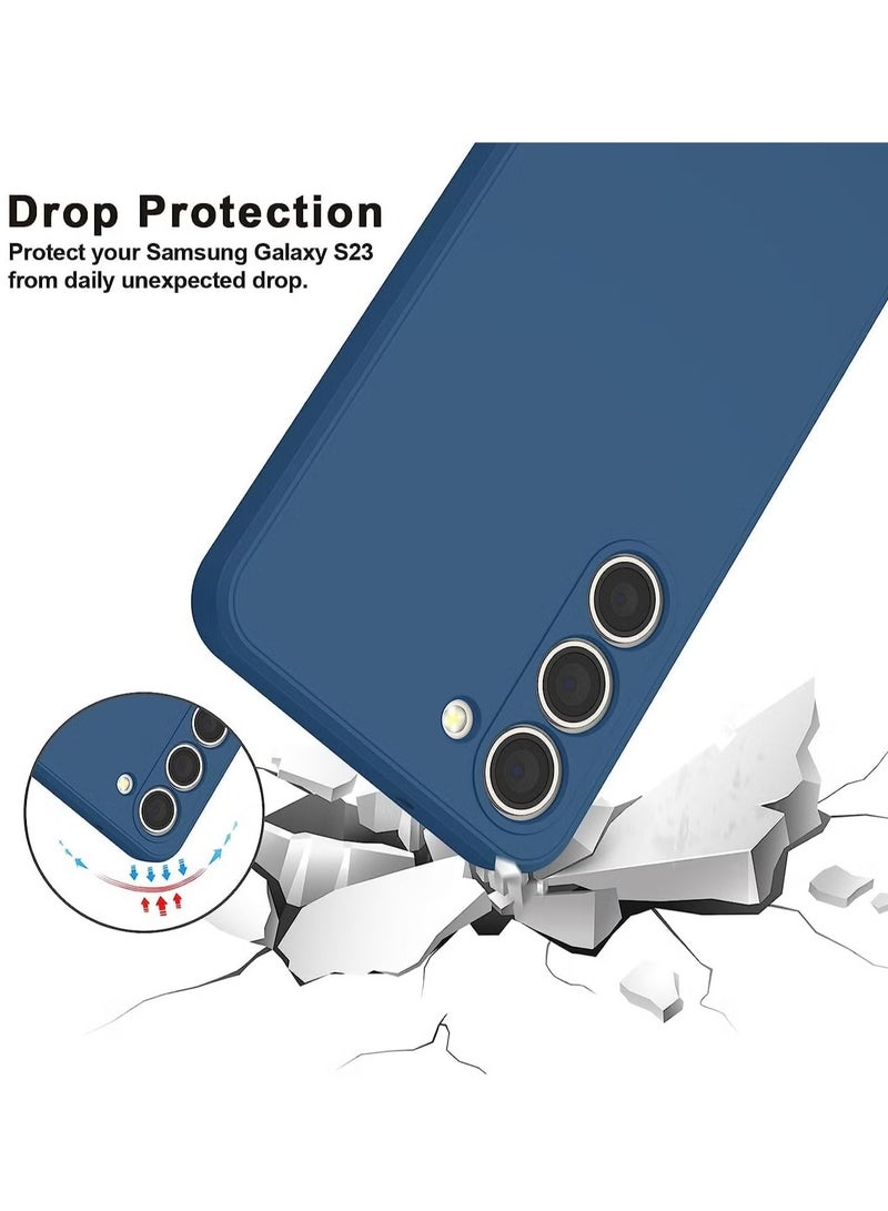 ELTRAZONE Samsung Galaxy S24 Plus Soft Silicone Gelly Rubber Case – Shockproof Matte Finish with Camera Protection in Blue - Image 4
