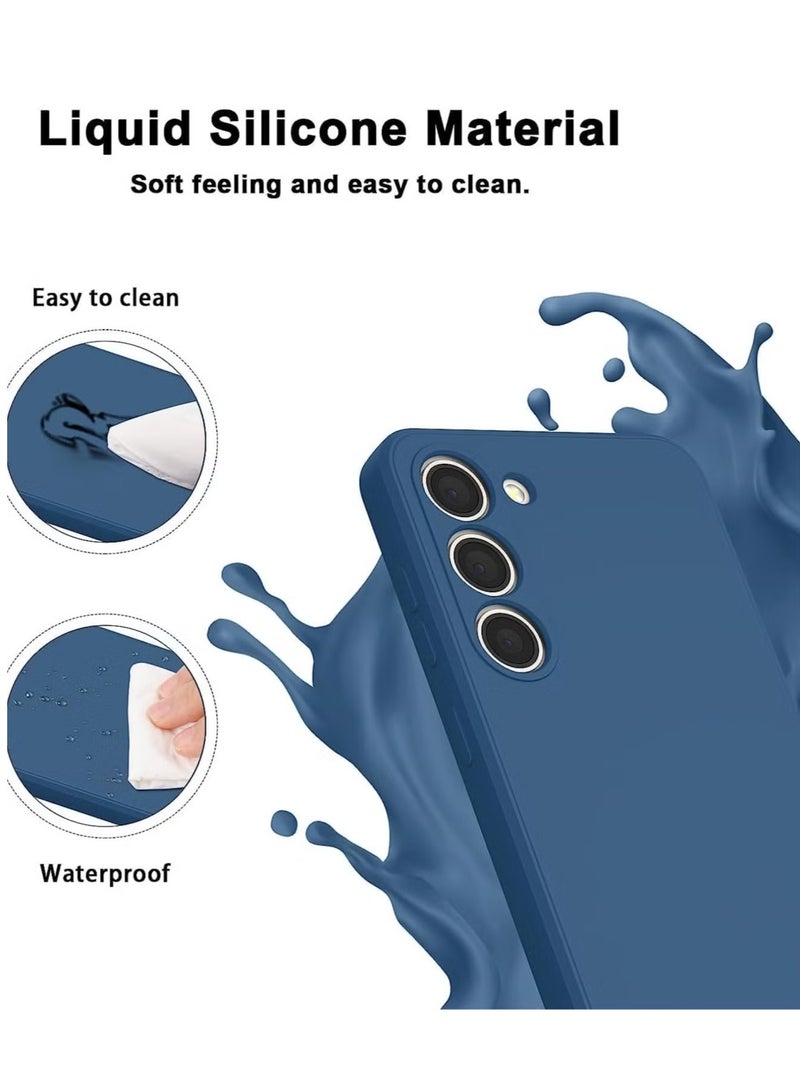 ELTRAZONE Samsung Galaxy S24 Plus Soft Silicone Gelly Rubber Case – Shockproof Matte Finish with Camera Protection in Blue - Image 5