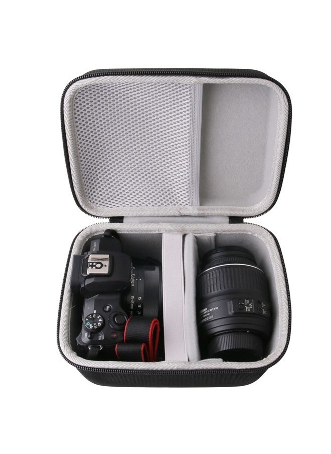 JINMEI - Hard EVA Carrying Case Compatible with for Canon EOS Rebel T8i EF-S/Rebel T7 DSLR Camera/EOS M50 Mark II 18-55mm is STM Lens Kit Camera case - Image 1