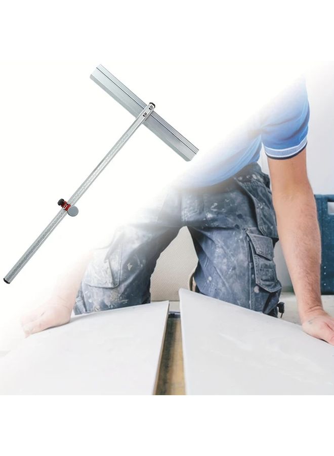 60cm Professional Tile Push Knife Heavy Duty Metal Glass Cutter with Adjustable Blade Ergonomic Handle Safety Lock 1pc for Ceramic Tile Cutting Mirror Shower Enclosures DIY Commercial Home Renovation - Image 4