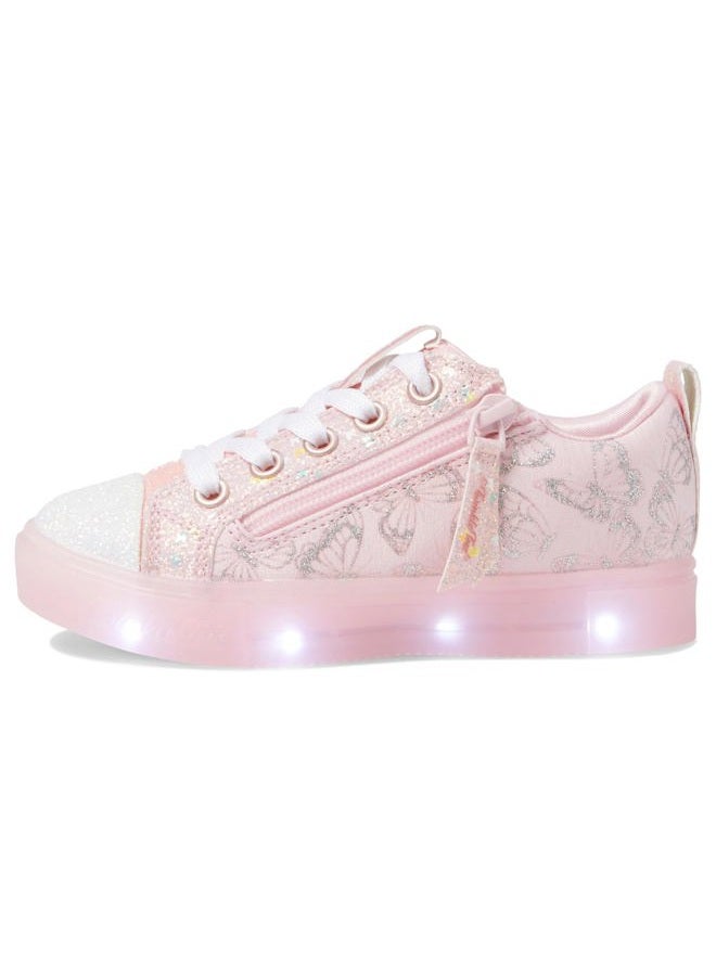 SKECHERS حذاء رياضي للبنات من سكيتشرز توينكل توز: توينكل سباركس آيس - هيثير، وردي ذهبي 34 EU - Image 4