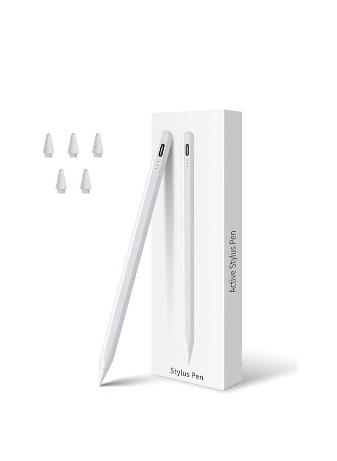 Generic - Stylus Pen for iPad 10th&9th Generation,Fast Charge for Apple iPad Pencil with Palm Rejection,Compatible with 2018-2024 iPad10/9/8/7/6 Gen,iPad Pro 13" M4/12.9"/11",iPad Air 3/4/5/M2,iPad Mini 5/6 - Image 1