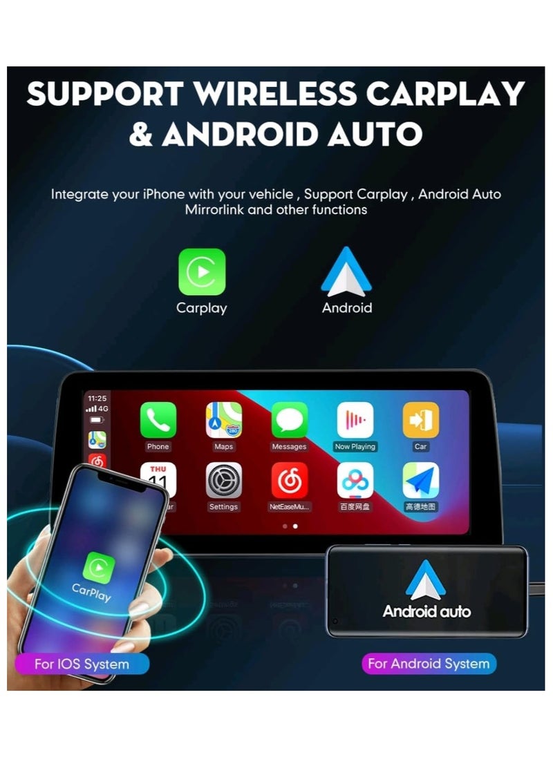 Vierex - Android Car Stereo Screen For Ford Fiesta 4GB Ram 12.3 Inch  Screen Support Apple Carplay Android Auto Wireless USB Bluetooth Navigation Play store AHD Camera included 4G Wifi Fiesta Complete Panel - Image 1