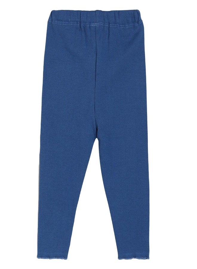 miniklub Baby Knitted Cotton Blue Color Legging (3-6M) - Image 2