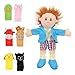Constructive Playthings مجموعة دمى اللعب الإبداعية للأطفال من عمر 2 سنة وما فوق - مجموعة من 7 قطع - Image 3