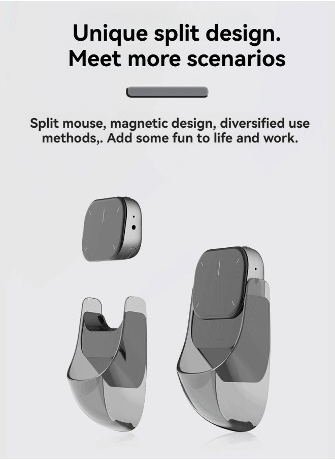 M MIAOYAN - Smart AI magnetic split air mouse wireless charging Bluetooth dual mode switch at will - Image 1