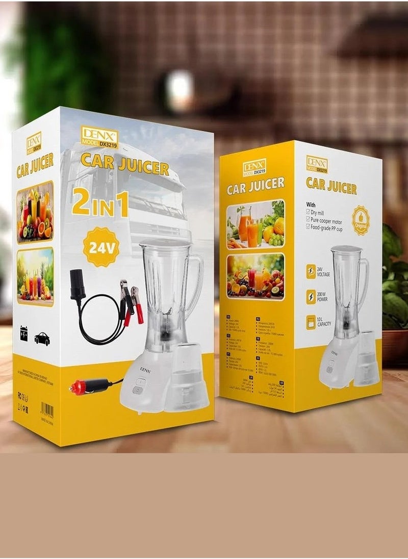 Denx Mixer And Grinder 12V Car Battery Operated - Image 3