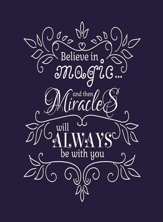 5 Ace believe in magic Wall Sticker Poster|size:12x18|multicolor - Image 1