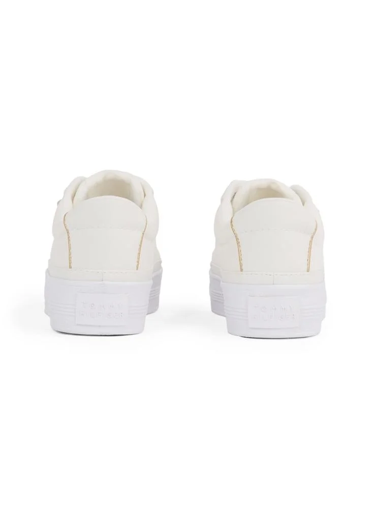 TOMMY HILFIGER Logo Detail Lace Up Low Top Sneakers