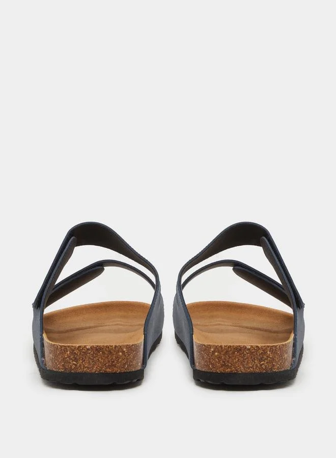 Styli Styli Double Band Slip on Sandals