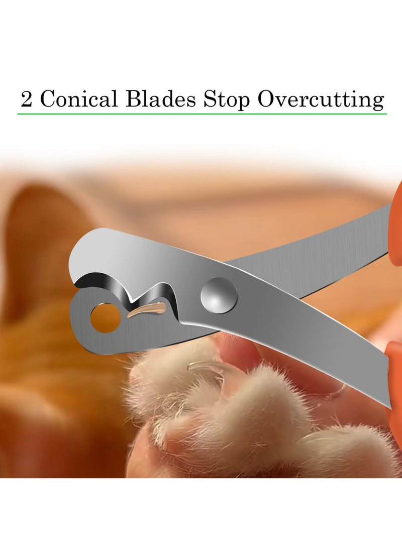 Safe and Professional Pet Nail Clipper, 2 Hole Trimmer for Cats, Dogs, Birds, and Small Animals like Kittens and Rabbits - Image 3