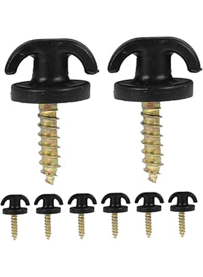 Car Trunk Organizer Hooks 8 Pack Cargo Net Replacement Hooks For Flat Or Upright Mounting Secure Luggage No Tools Needed - Image 1