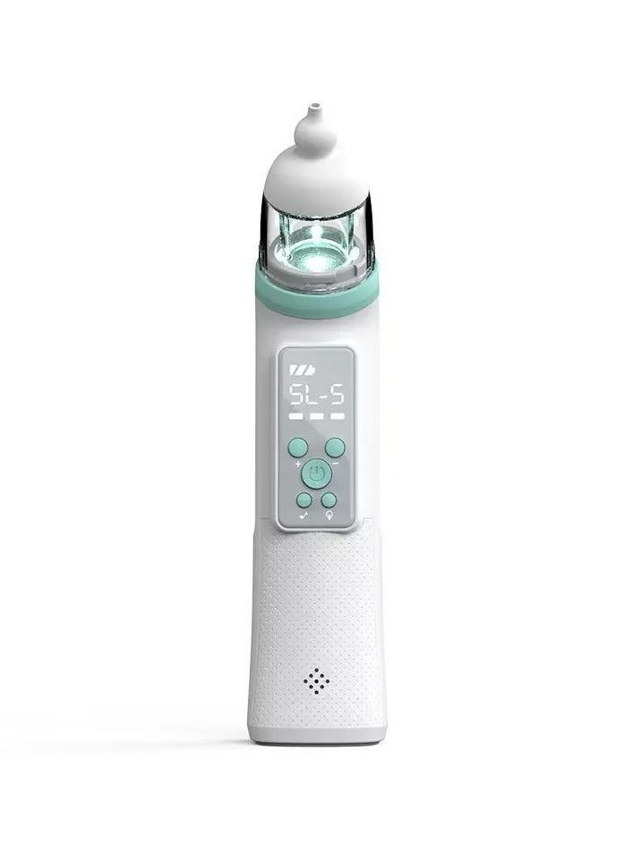 Nasal Aspirator For Baby, Electric Nose Aspirator For Toddler With 3 Food Grade Silicone Tips, Adjustable 3 Levels Suction Rechargeable Nose Aspirator, Music & Light, Automatic Mucus Nose Cleaner - Image 1