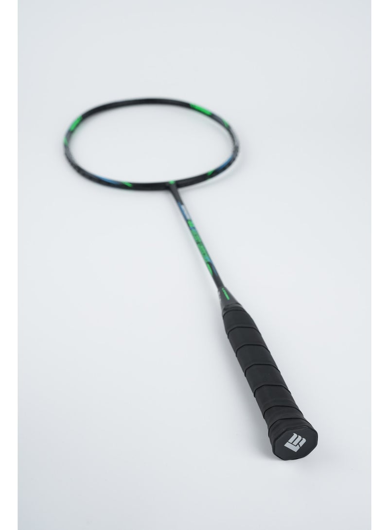 LING-MEI F22 BLACK Strung Badminton Racket – Lightweight & High Performance - Image 5