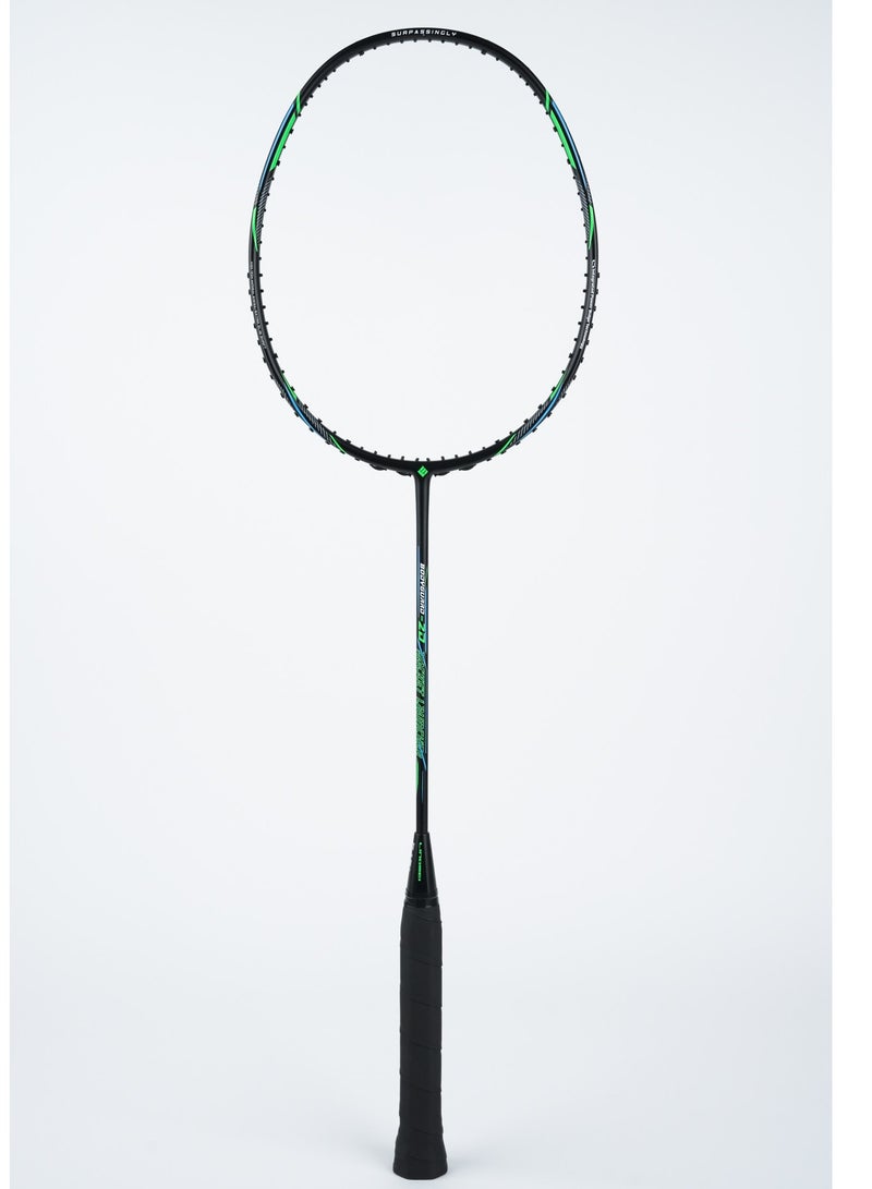 LING-MEI F22 BLACK Strung Badminton Racket – Lightweight & High Performance - Image 1