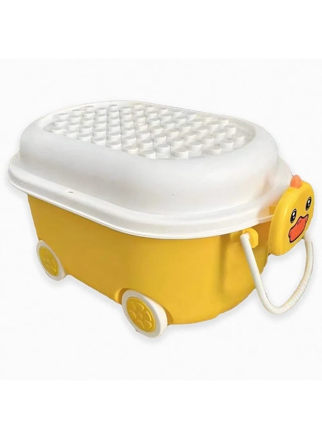 مجموعة سيارات معدنية صغيرة للأطفال – 50 عربية بصندوق بعجلات - Image 3