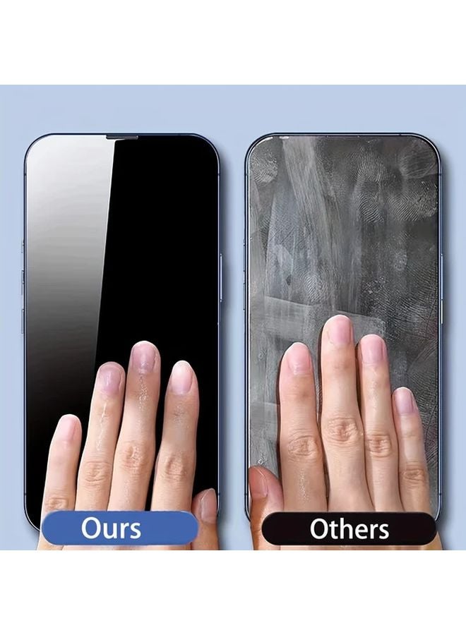 iPhone 15 Pro Privacy Tempered Glass Screen Protector Anti Scratch Easy Installation Kit - Image 3