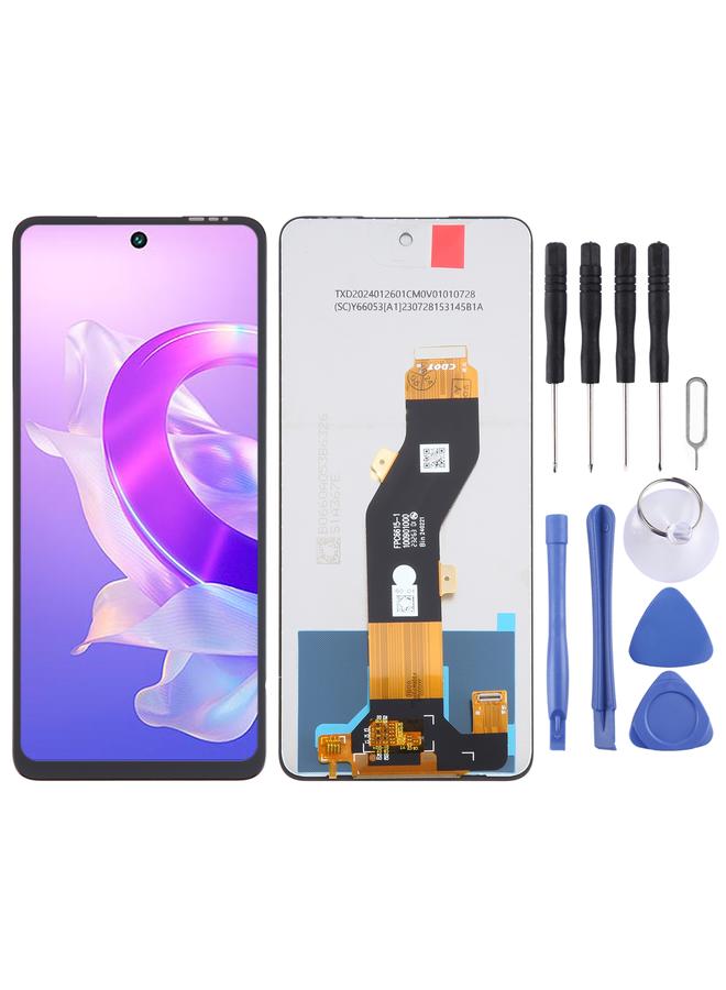 erorex Replacement For itel P55+ OEM LCD Screen with Digitizer Full Assembly - Image 1
