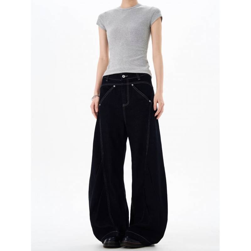 Unisex Casual Daily Denim Jeans - Image 3