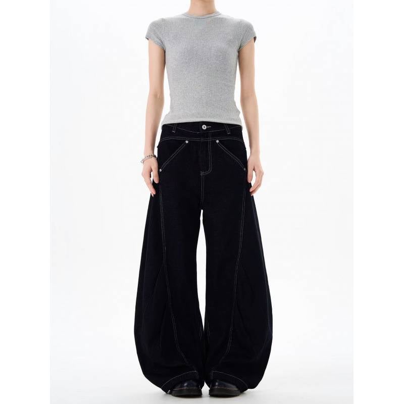 Unisex Casual Daily Denim Jeans - Image 2