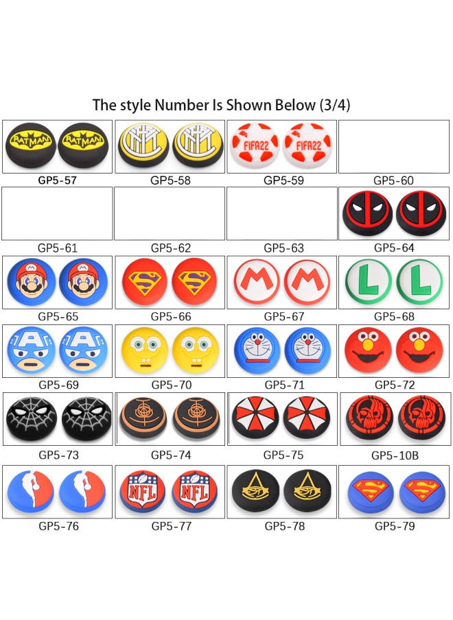 Generic - Spot PS4 Rocker Cap PS5 Silicone Cap XBOXONE Gamepad Button Cap 3D Silicone Protective Cap-Product Color:GP5-218-009 Shooting Aim - Image 1
