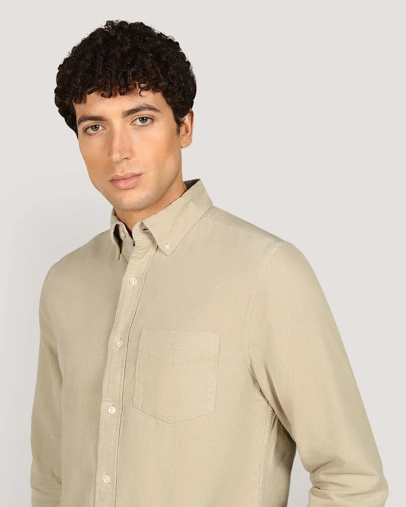 GANT  Regular Corduroy Shirt for Men | Best Price UAE
