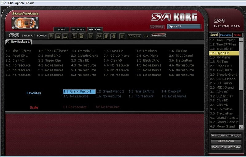 Korg SV1 73 Keys Stage Vintage Digital Piano - Image 4