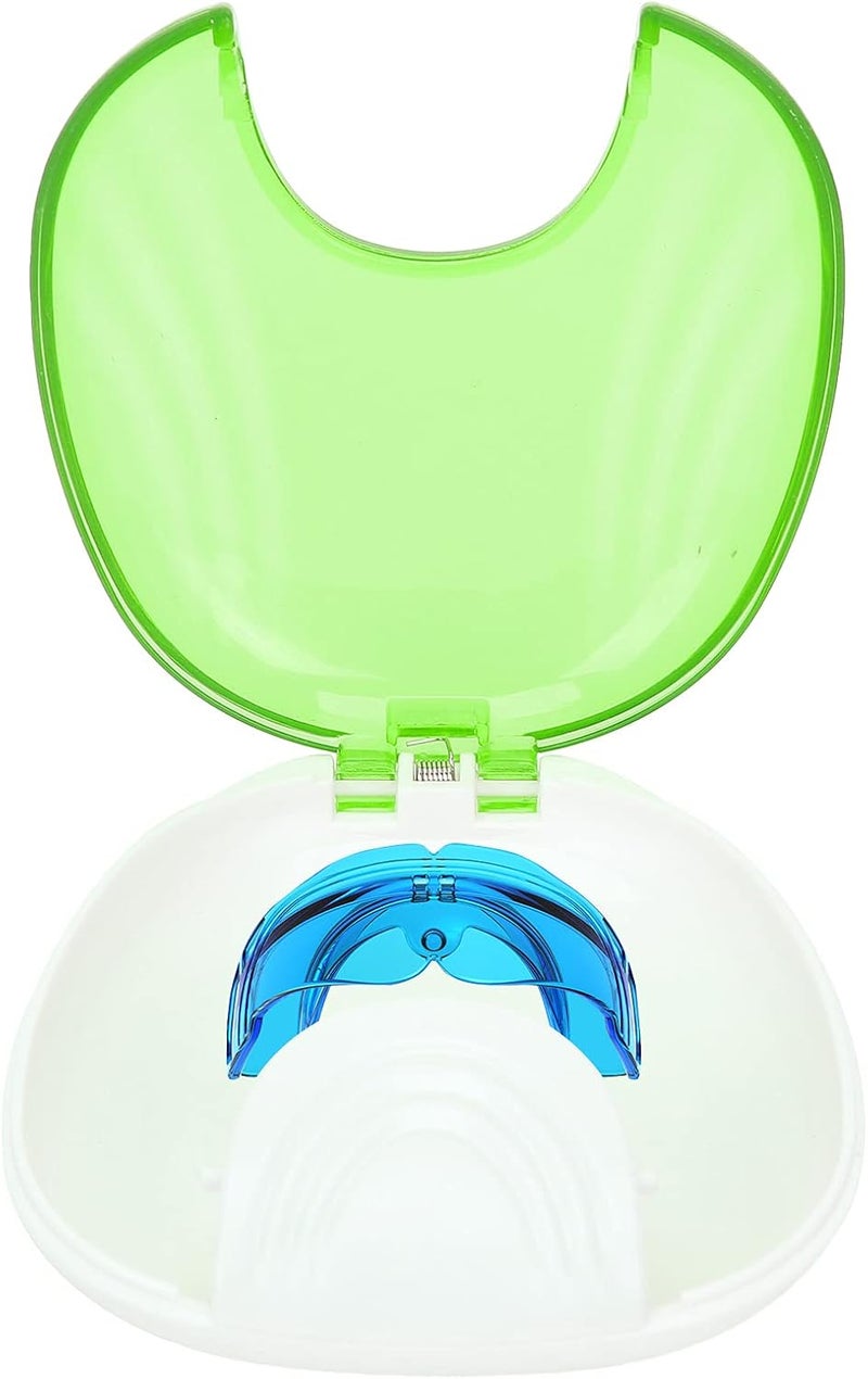 klarako Retainer Case, Durable Orthodontic Retainer Case Tooth Denture Container Portable Denture Storage Box, Dentures Dental Box Denture Cup Dental Care(light green) - Image 1
