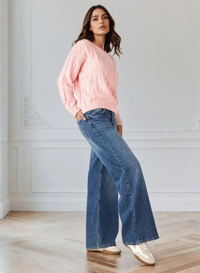 Splash FAV Textured Sweater