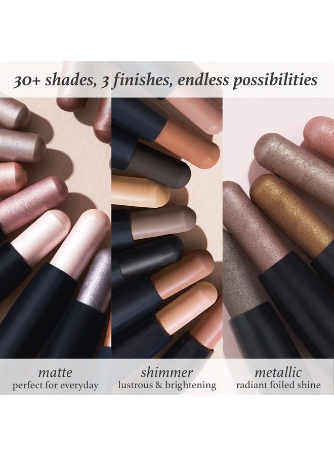 Julep Eyeshadow 101 Crème to Powder Waterproof Eyeshadow Stick Duo, Sand Shimmer and Ginger Matte - Image 5