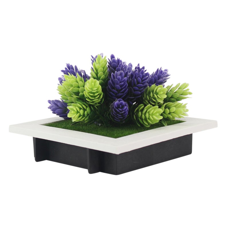 Artificial Simulation Plants 3D Wall Hanging / Desktop Flowers Faux Plants Photo Frame for Home Office Desk Wall Decor Gift - Image 5