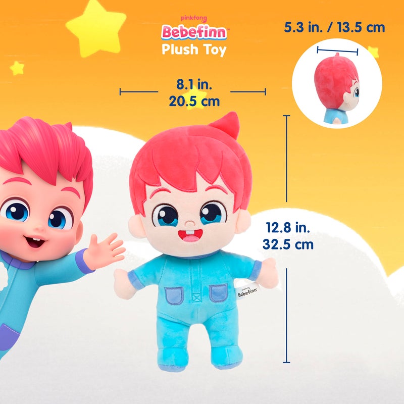 Pinkfong Bebefinn Plush Toy - Soft Cuddly Premium Plush Toy for Kids - Ages 1-5 - Image 4